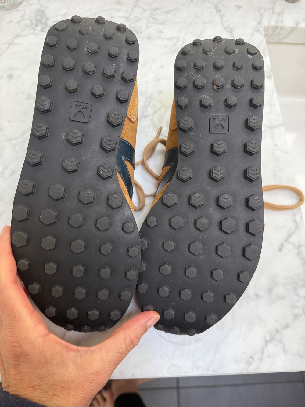 Veja Runner Suede Sneakers - Tan - Picture 5 of 6